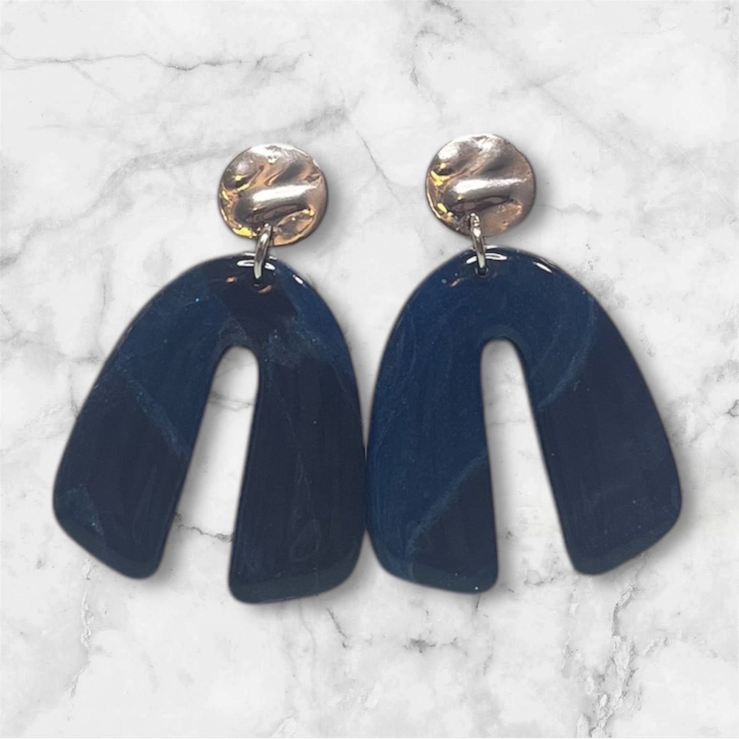 Indigo Arch Earrings