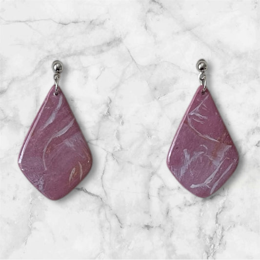 Modern Rose Earrings